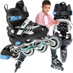  Nils Extreme NJ1828 Inline-Skates, 39-42, Schwarz und Blau