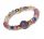  Flexibler Ring Talisman Natursteine Amethyst Granat M