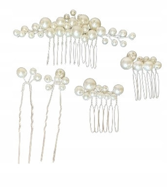  Ason Jewelry Haarkamm weiß