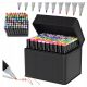  ALKOHOLMARKER-SET 80 STÜCK + TASCHE DOPPELSEITIG AUSFLÜGE, MARKIERER, MARKIERER