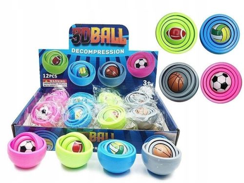  3D Anti-Stress-Ball 12 Stk