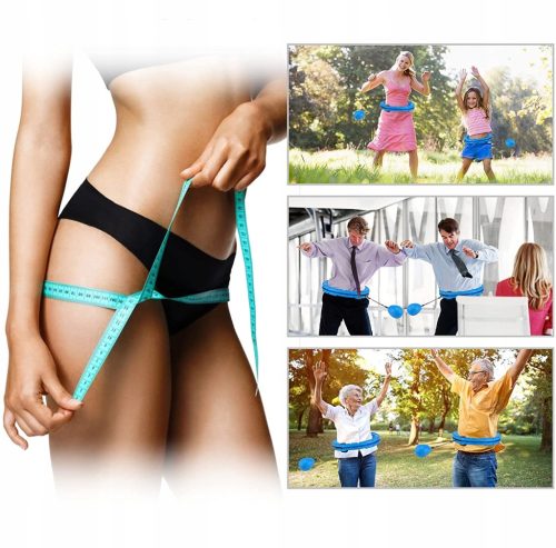  Hula Hoop mit Noppen LEWER 50 cm rosa