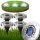  Einbau-Solarlampe SOLAR GARTENLAMPE LED-LAMPEN Silber 12,6 cm 4 Stk.