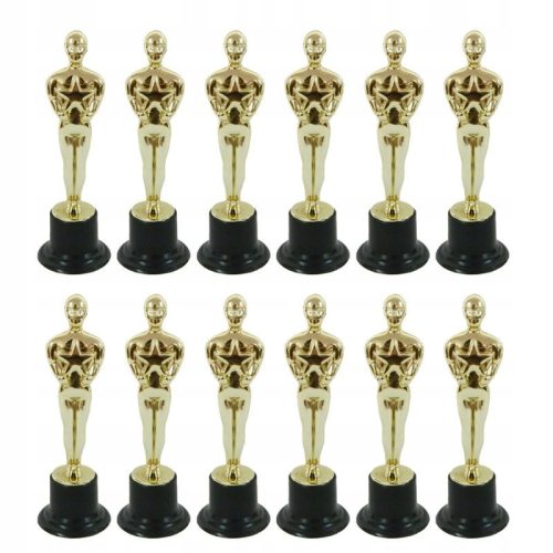  12 Stück Oscar-Statuettenform, Preisträger