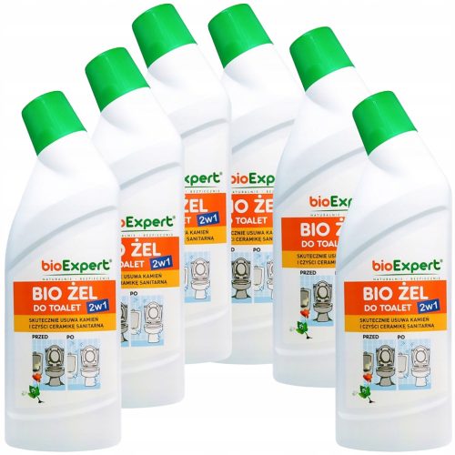  Toilettengel Biologischer Toilettenreiniger 6x750ml Toilettenreiniger BIOEXPERT