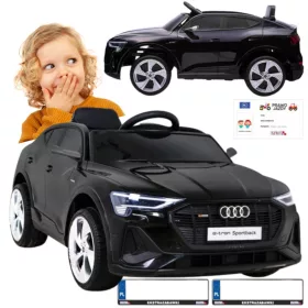  Batteriebetriebenes Auto Audi E-Tron 4x4 Sportback Schwarz