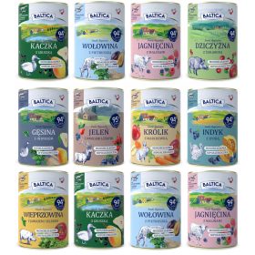  BALTICA Nassfutter Kaninchen mit Karotte 400g