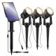  Led-Lux Solarlampe, schwarz, 50,5 cm, 3 Stk.