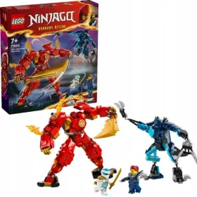    LEGO NINJA GO ELEMENTAL FIRE ROBOT KAIA WOLF MECH WARRIORS DUEL 7+