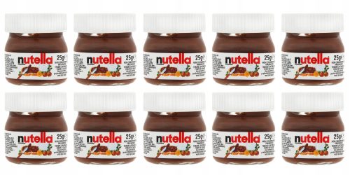 Nutella 10er Pack (10 x 25g) – Entdecken Sie den Geschmack der Tradition