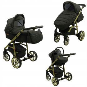  MULTIFUNKTIONALER KINDERWAGEN 3IN1 CALEO SITZ GOLD