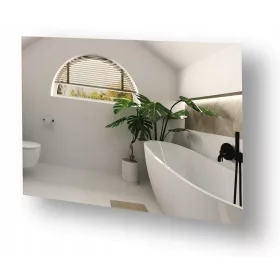    LED-beleuchteter Spiegel 110x80cm Eine Badezimmerlösung im modischen Stil