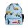  Blauer Baumaschinen-Kindergartenrucksack