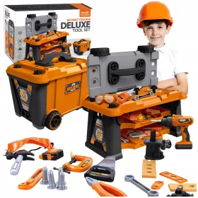    GROSSER WERKZEUGKASTEN, DIY-KIT, WERKSTATT, SCHRAUBENDREHER, 65-TEILIG.