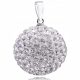  SWAROVSKI KUGEL ANHÄNGER SILBER ANHÄNGER 14 mm