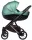  ONTARIO SCHWARZ-ROSEGOLD BABY-KINDERWAGEN 3in1 ECO-LEDER + COSMO-SITZ