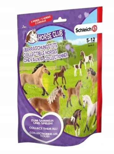  SCHLEICH PFERDE PONYS ÜBERRASCHUNGEN 2in1 HANDBEMALTE FIGUREN SERIE 2
