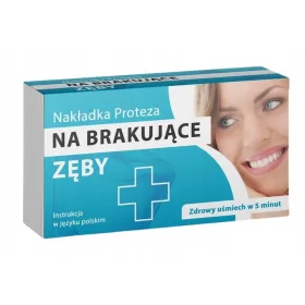    KÜNSTLICHE ZÄHNE Implantate Prothese Veneers OVERLAY Gebrochener Zahn ANLEITUNG PL