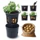  Prosperplast Blumentopf 39,2 cm x 39,2 x 31,6 cm Durchmesser 39,2 cm Kunststoff schwarz