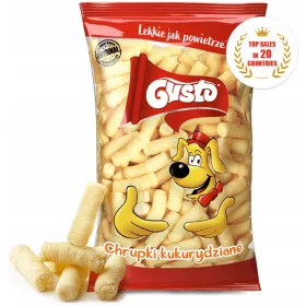   GUSTO Natürliche, leicht gesalzene Mais-Crunchies 85g, 26er Pack