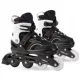  Spokey verstellbare Rollschuhe 38–41 Skate Schwarz und Weiß
