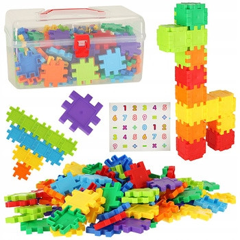  Kreatives buntes Bauklötzchen-XL-Set