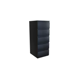  Kommode Akord W5 SCHWARZ 40 x 40 x 111 cm mattschwarz