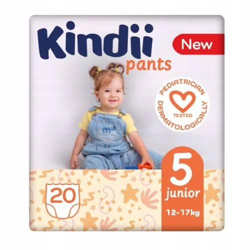  Kindii Saugfähige Windeln Junior Größe 5 (12-17 kg) 20 Stück