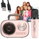  DRAHTLOSES KARAOKE-SET MIT BLUETOOTH-MIKROFON + LAUTSPRECHER FÜR KINDER + USB - USB-C-KABEL 0,5 M 50 CM WEISS