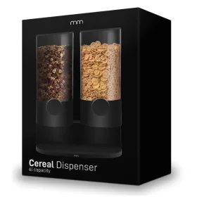    PREMIUM SCHWARZER Müsli-Müsli-Spender mit 6 l Fassungsvermögen