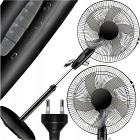  Elitehoff E 6998 schwarzer Bodenventilator