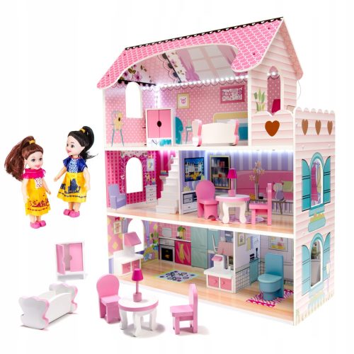  RECREO Puppenhaus Holzpuppenhäuser 70 cm