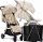 Elodie - MONDO Meadow Blossom 2023 Kinderwagen + Luba antibakterielle Tücher 15 Stk.