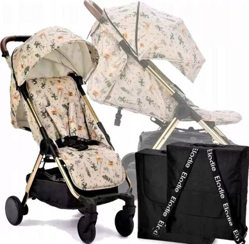 Elodie - MONDO Meadow Blossom 2023 Kinderwagen + Luba antibakterielle Tücher 15 Stk.