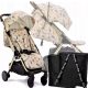 Elodie - MONDO Meadow Blossom 2023 Kinderwagen + Luba antibakterielle Tücher 15 Stk.