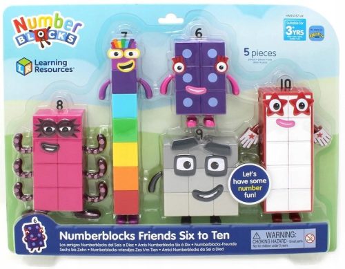  Learning Resources Zahlenblöcke 6–10 Zählwürfel HM95357