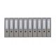  10× BINDER A4 / 70mm GRAU 7cm NOVODOO