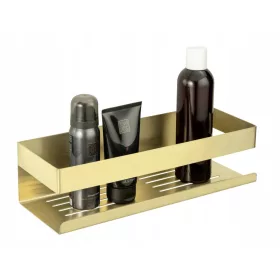    WANDREGAL, goldfarben, BADEZIMMER FÜR DUSCHE, nicht-invasive Installation