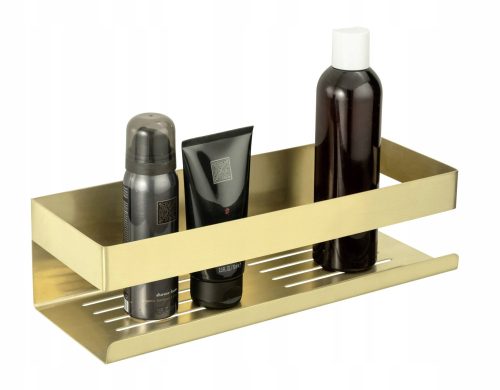  WANDREGAL, goldfarben, BADEZIMMER FÜR DUSCHE, nicht-invasive Installation