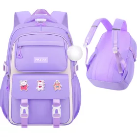    2024 Neuer Schulrucksack, Schulrucksack für Mädchen, Klassen 3-6, groß