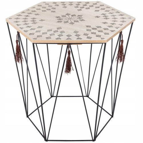  Atmosphera Kumi Couchtisch 39,5 x 38 x 44 cm schwarz