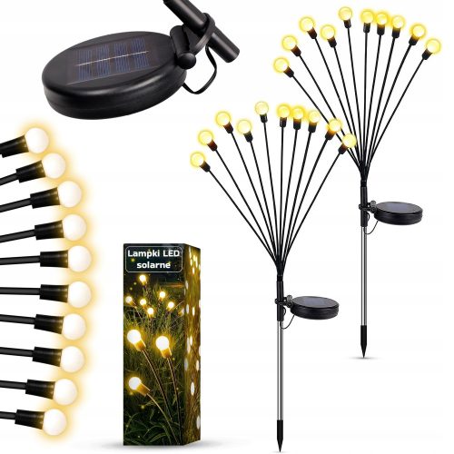  Einbau-Solarleuchte Masterled schwarz 73 cm 2 Stk.