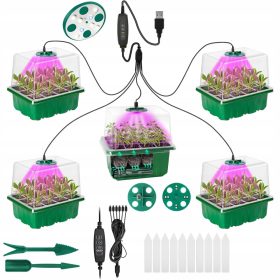  Mini-Gewächshaus 14 cm x 14 cm, Kunststoff