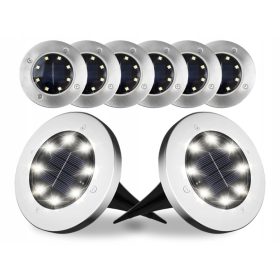  Einbau-Solarleuchte LED Plus silber 12,6 cm 8 Stk.