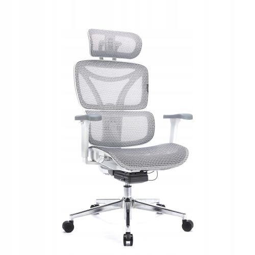  BÜROSTUHL SCHREIBTISCHSTUHL ERGONOMISCHER STUHL LEVANO CONTROL PRO WEISS