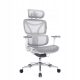  BÜROSTUHL SCHREIBTISCHSTUHL ERGONOMISCHER STUHL LEVANO CONTROL PRO WEISS