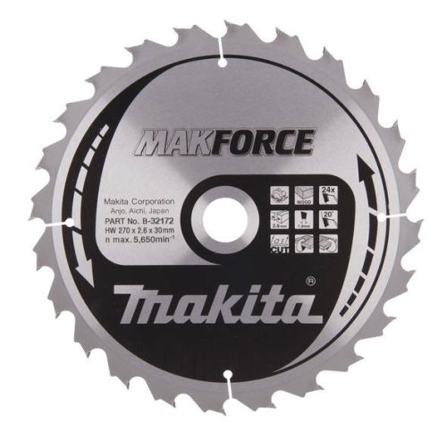  MAKITA Holzsägeblatt 270x30 mm 24Z