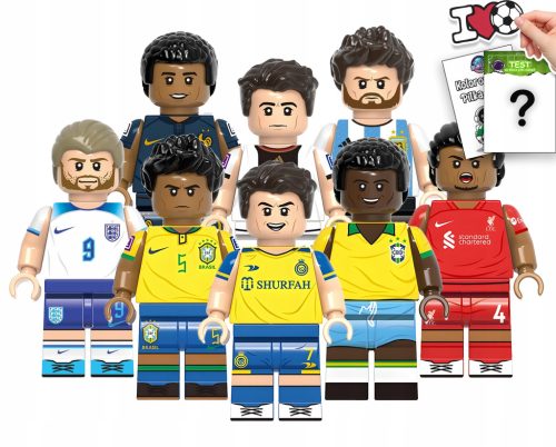  FUSSBALL FÜR KINDER Messi Ronaldo FUSSBALLFIGUREN BLÖCKE
