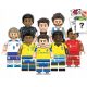  FUSSBALL FÜR KINDER Messi Ronaldo FUSSBALLFIGUREN BLÖCKE