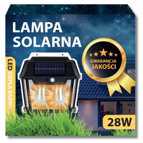  Rote Gartenstraßenlaterne 38 W 600 lm, solarbetrieben